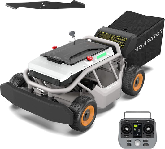 S1 4WD 18Ah Remote Control Lawn Mower, All-Season Yard Care, 75% (37°) Slope Climbing, 21" Cutting Width, 1.5–4.3" Adjustable Cutting Height, up to 1.12 Acres